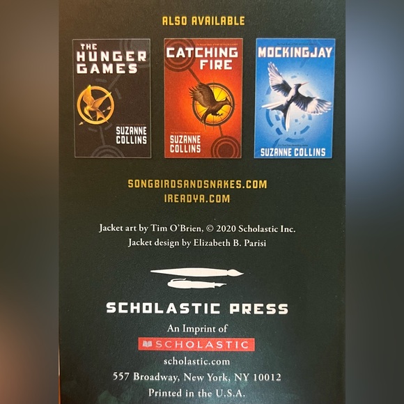 The Ballad of Songbirds and Snakes by Suzanne Collins hardback-NWT-16 available - Picture 11 of 15